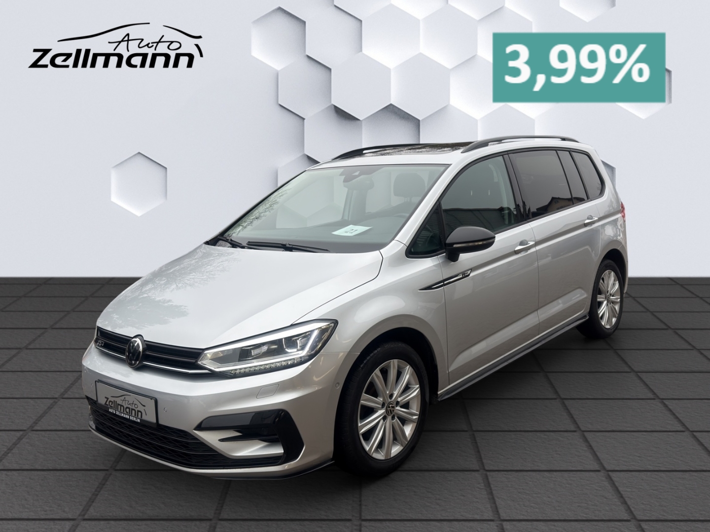 Touran BMT Start-Stopp EU6d Highline 1.5 TSI AHZV LED PanoDach ACC Rückfahrkamera Sitzheizung