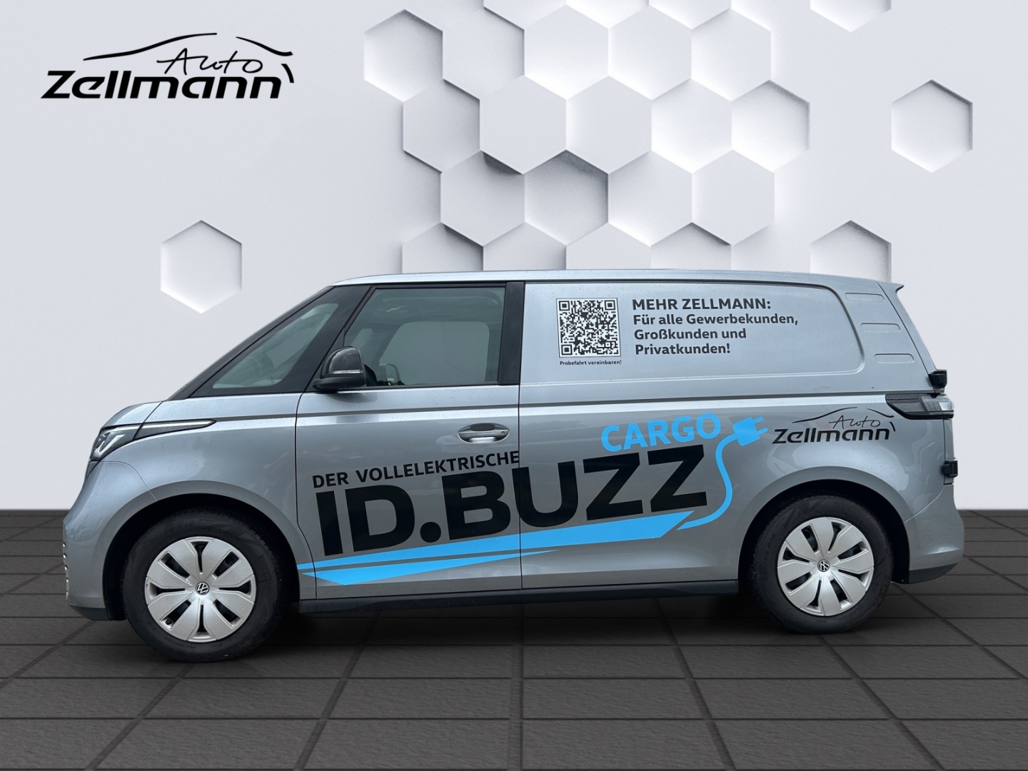 ID. Buzz Cargo 210kW Pro AHK-klappbar Navi 360 Kamera LED ACC Apple CarPlay Android Auto