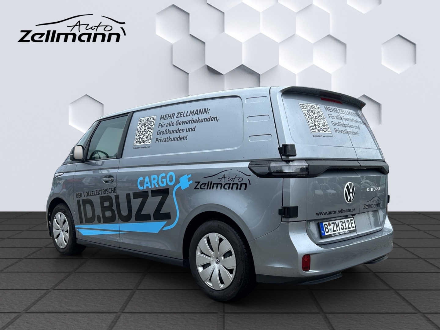 ID. Buzz Cargo 210kW Pro AHK-klappbar Navi 360 Kamera LED ACC Apple CarPlay Android Auto