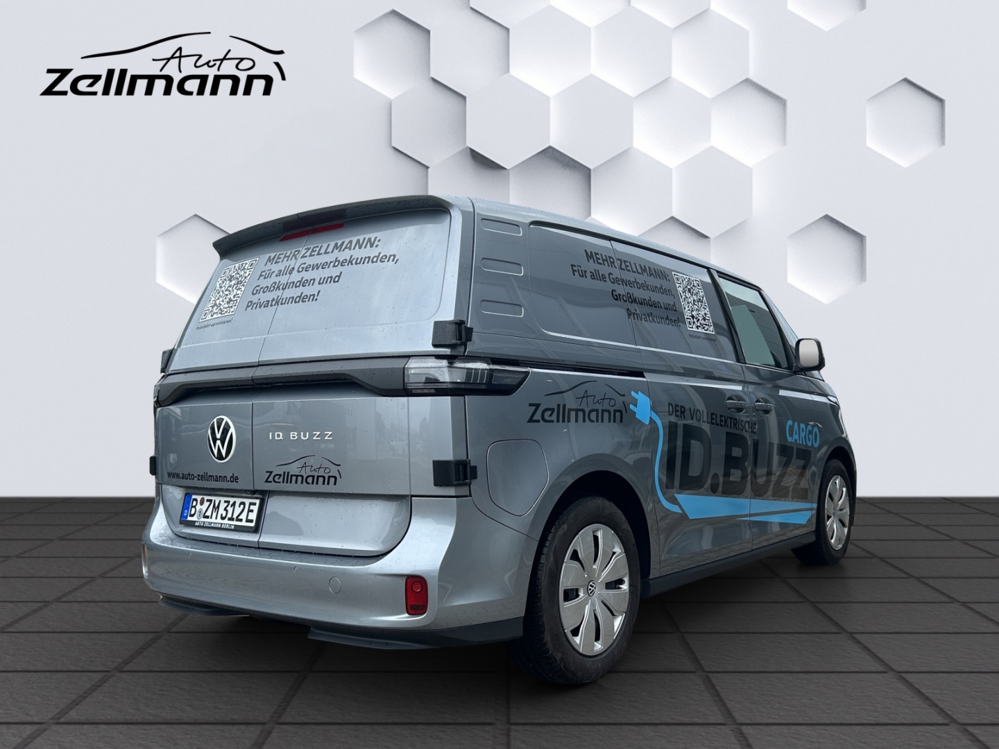 ID. Buzz Cargo 210kW Pro AHK-klappbar Navi 360 Kamera LED ACC Apple CarPlay Android Auto