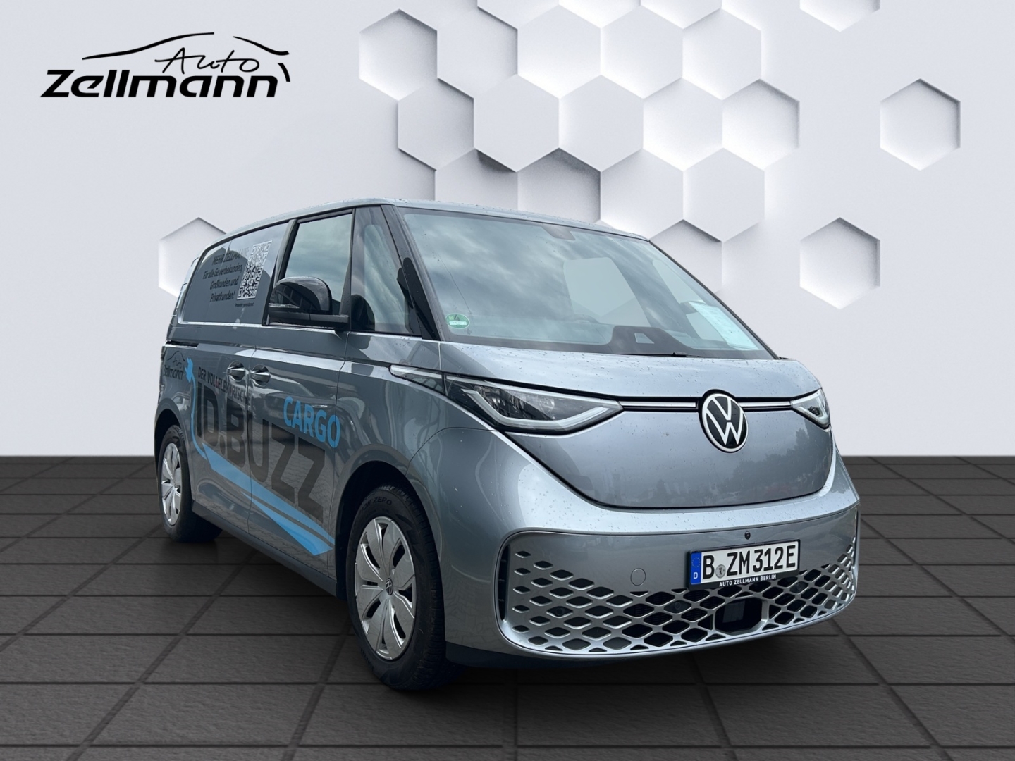 ID. Buzz Cargo 210kW Pro AHK-klappbar Navi 360 Kamera LED ACC Apple CarPlay Android Auto