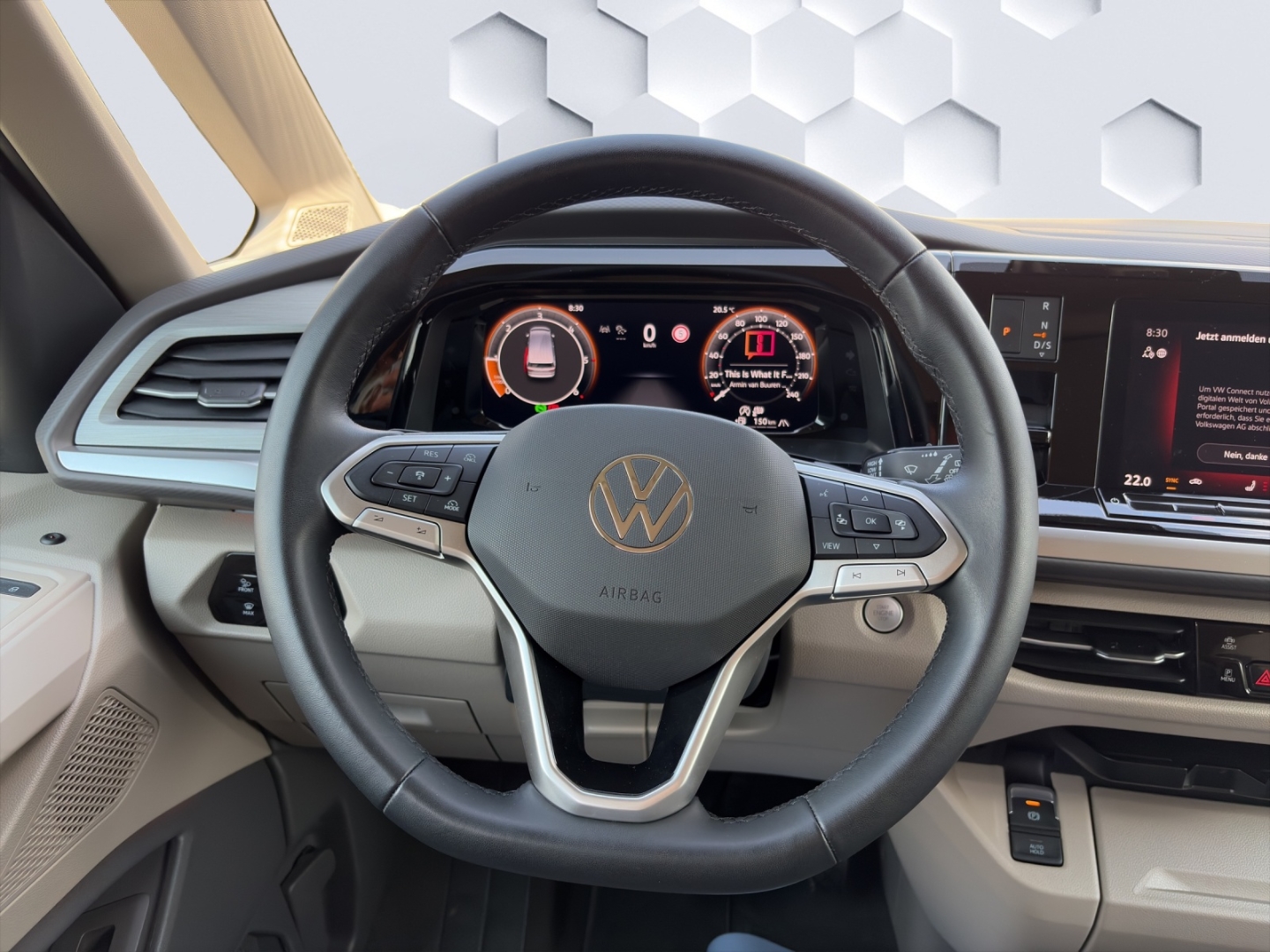 T7 Multivan LR 2.0 TDI DSG 110kW AHZV MatrixLED ACC DCC ParkAssist 360°Kamera Standheizung 7-Sitzer