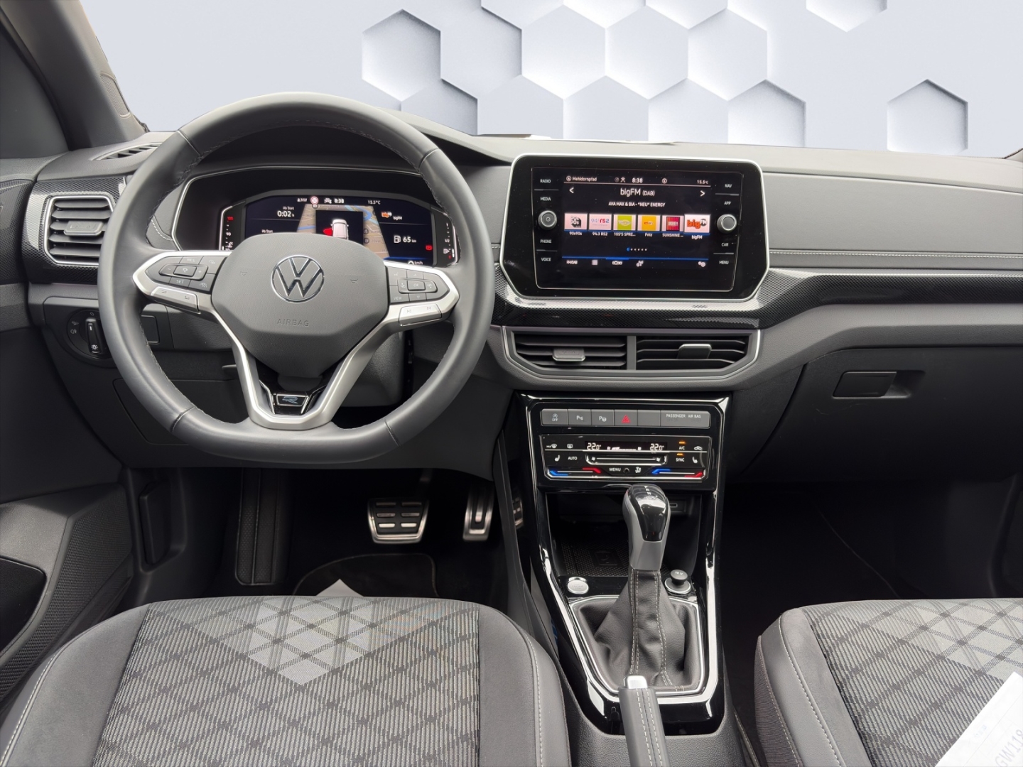T-Cross R-Line 1.5TSI 110kW DSG MatrixLED ACC Rückfahrkamera ParkAssist Sitzheizung