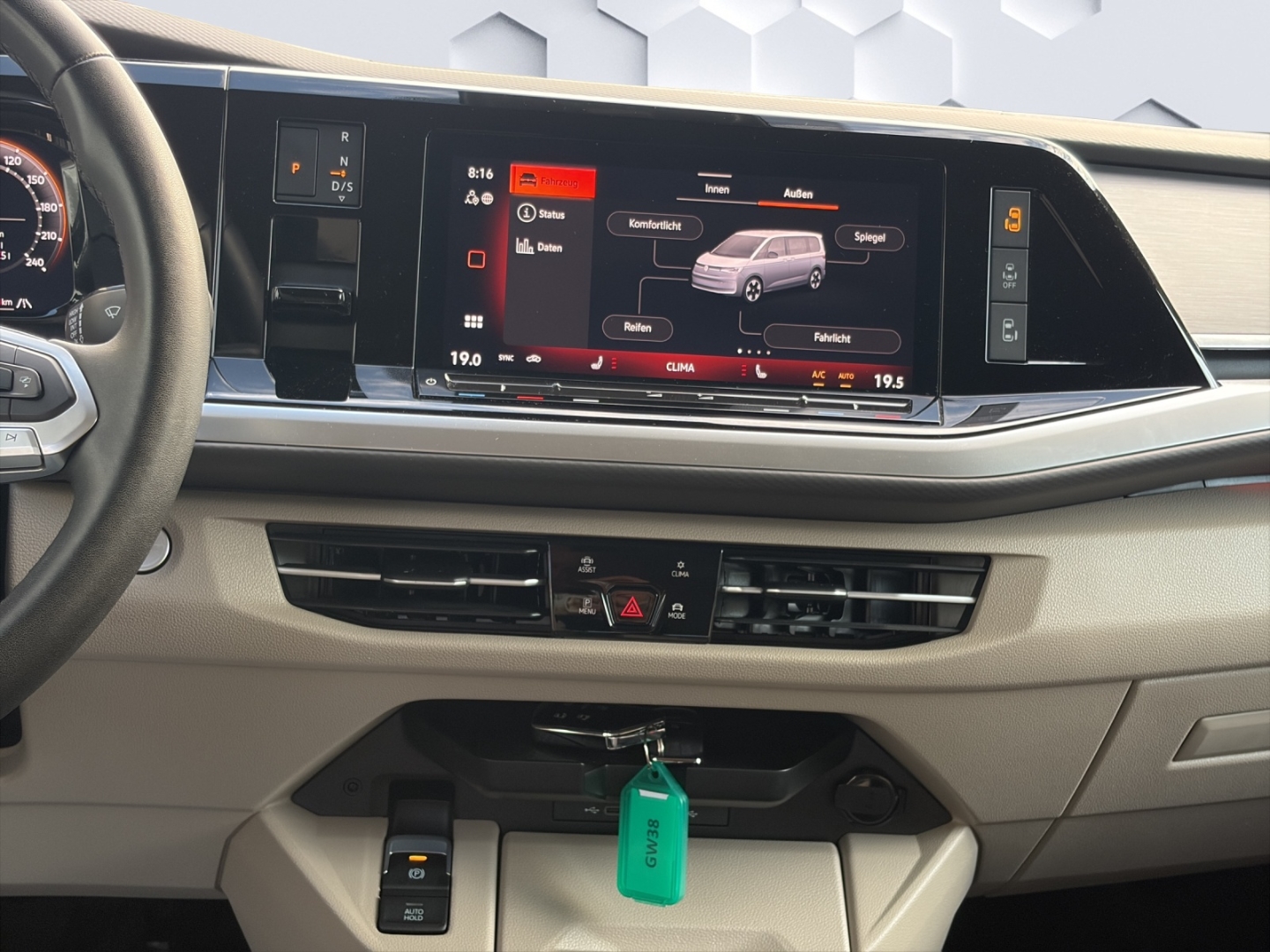 T7 Multivan LÜ Life 2.0 TDI AHZV MatrixLED ACC DCC ParkAssist 360°Kamera Standheizung 7-Sitzer