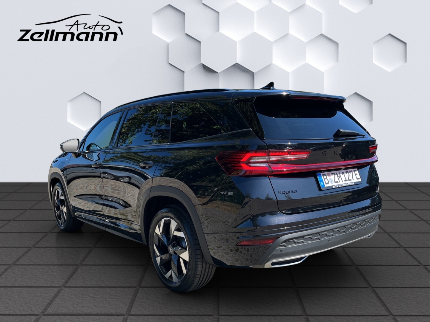 Kodiaq 1.5 TSI iV 150 kW Sportline Sportpaket HUD AD AHK Navi Digitales Cockpit Memory Sitze