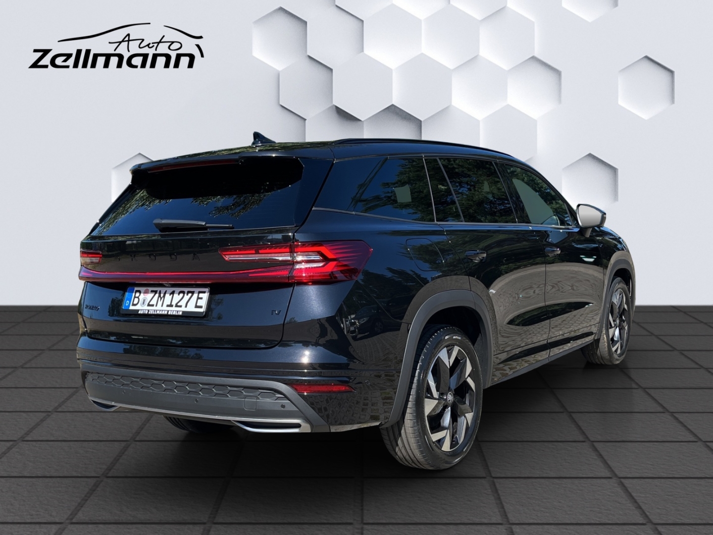 Kodiaq 1.5 TSI iV 150 kW Sportline Sportpaket HUD AD AHK Navi Digitales Cockpit Memory Sitze