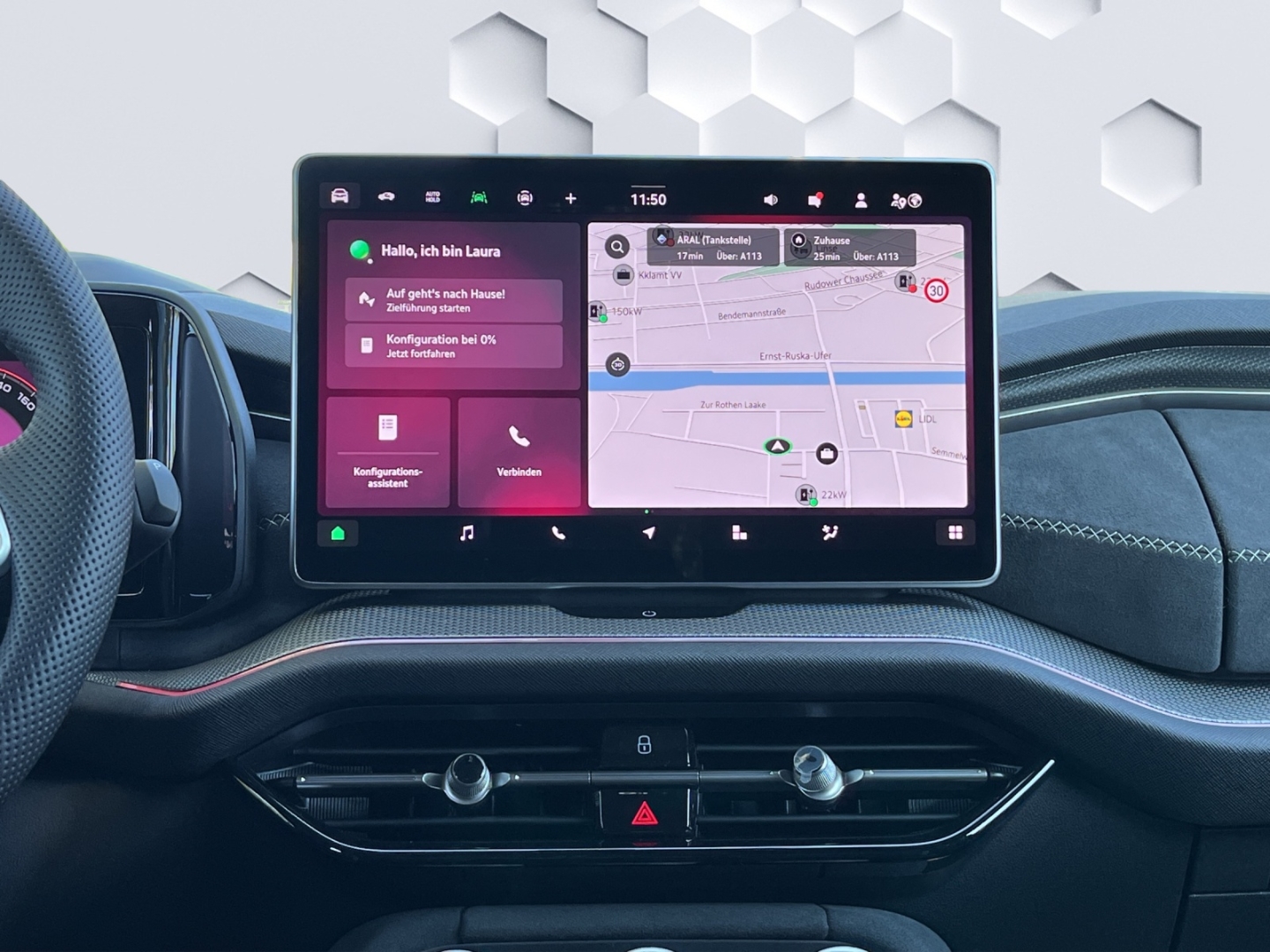 Kodiaq 1.5 TSI iV 150 kW Sportline Sportpaket HUD AD AHK Navi Digitales Cockpit Memory Sitze