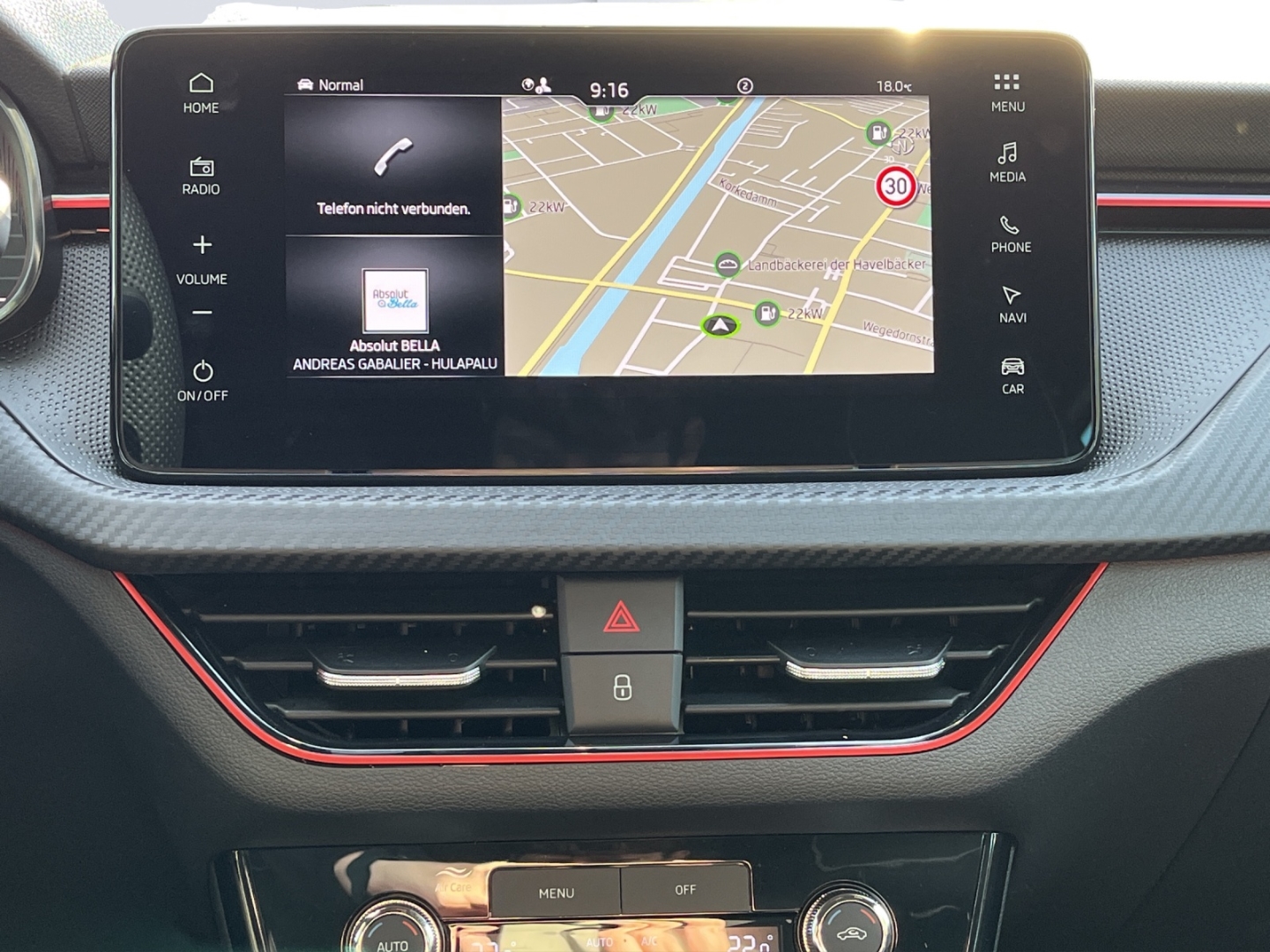 Scala Monte Carlo El. Panodach Navi Digitales Cockpit LED Blendfreies Fernl. Kurvenlicht