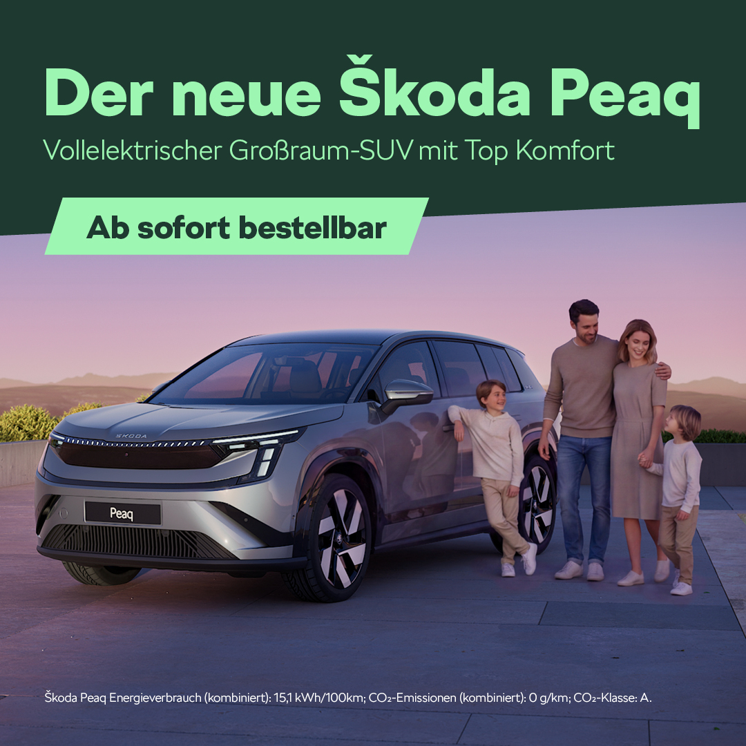 HEADER MOBILE Skoda Peaq bestellbar